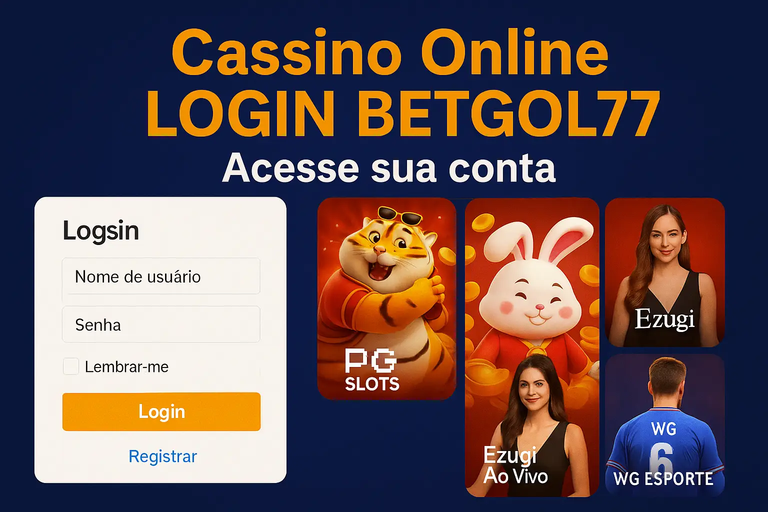 Login no Cassino BETGOL777